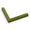 3025 - 3/4" GREEN TEXTURE LACQUER