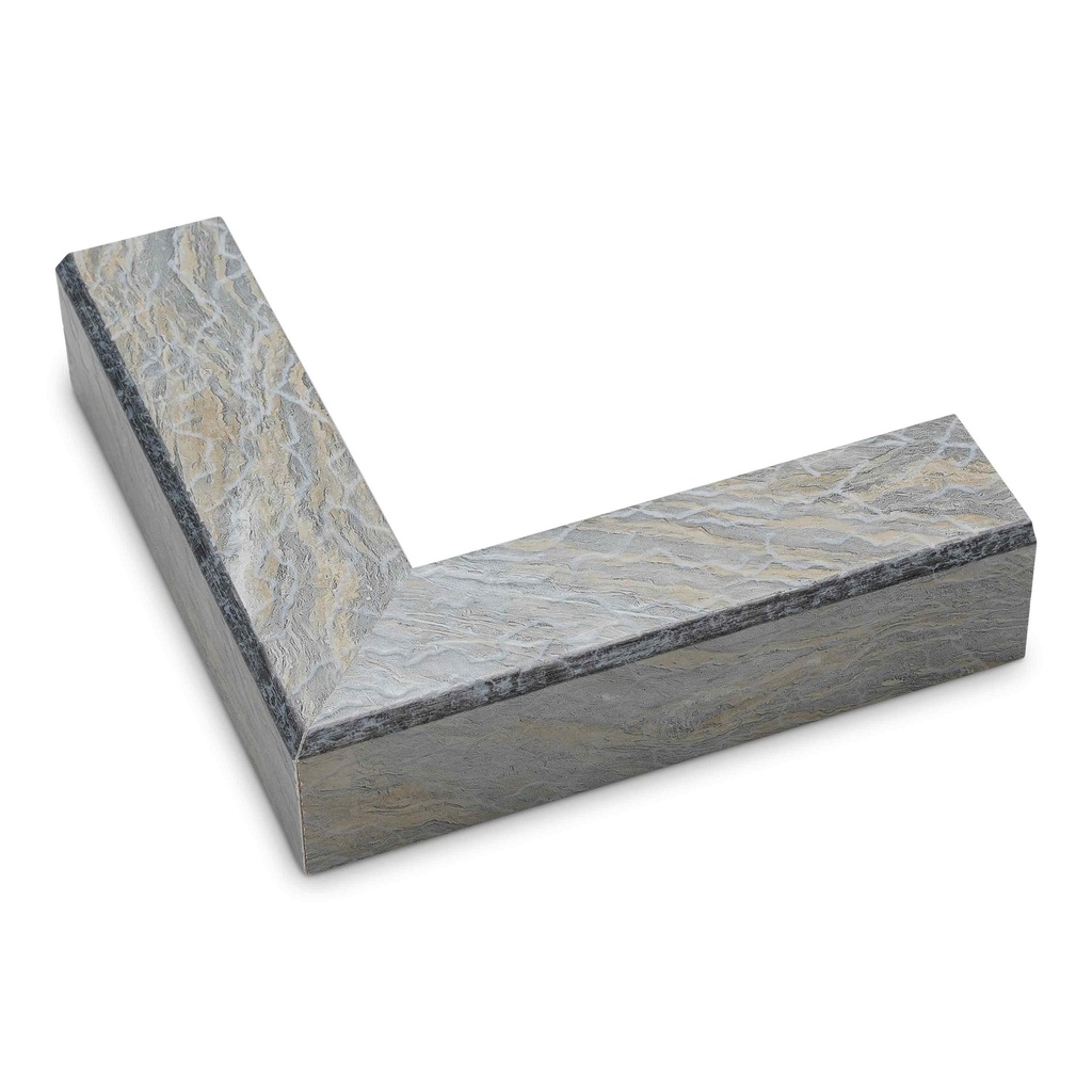 ~DISCONTINUED~ 3060 - 1-3/8" SILVER/WHITE MARBLE