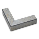 ~DISCONTINUED~ 3060 - 1-3/8" SILVER/WHITE MARBLE