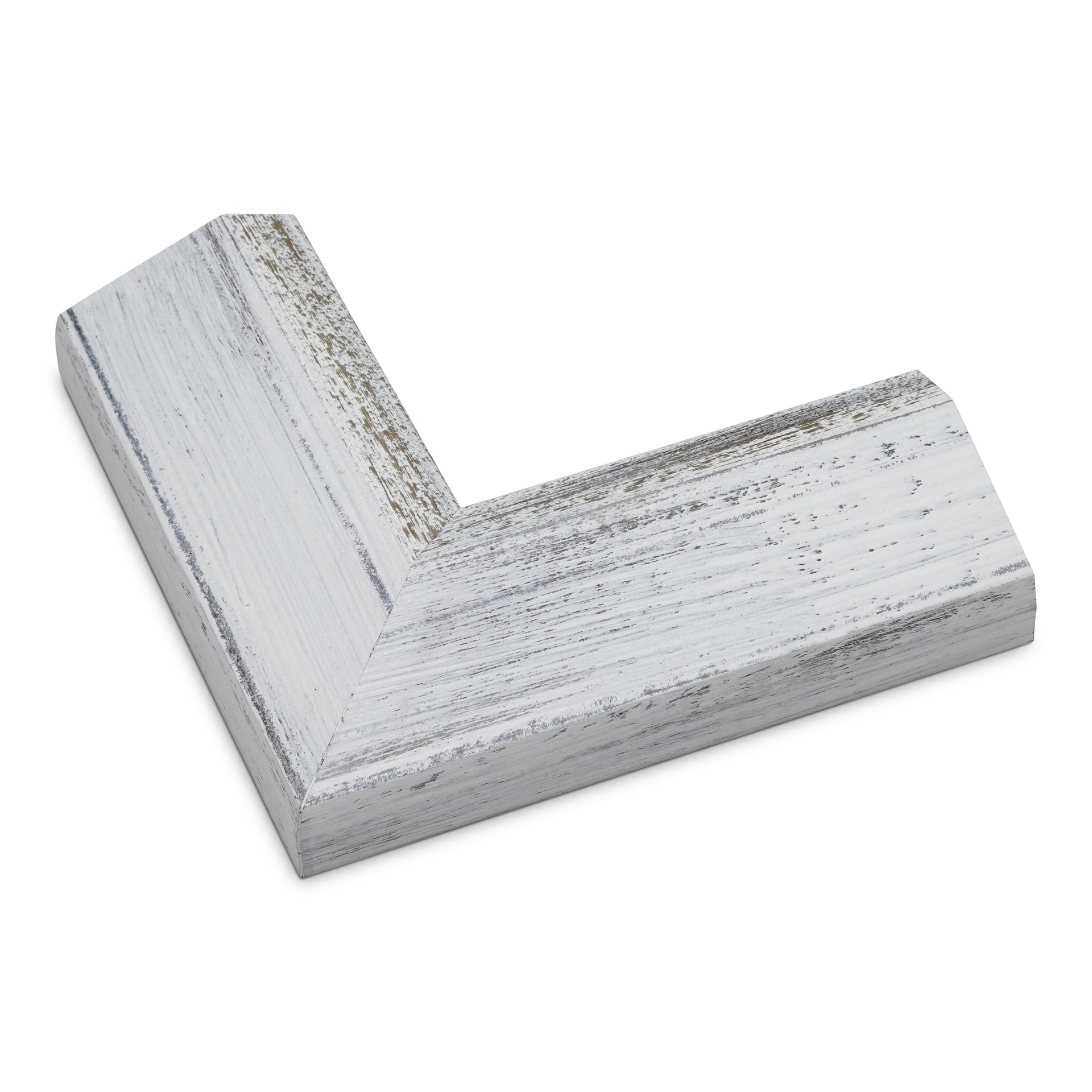 3259 - 2 1/8" White Slope w/ Gold Lip