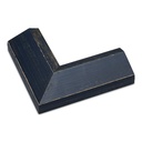 3261 - 2 1/8" Navy Slope w/ Gold Lip