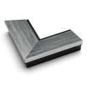 ~CLOSEOUT~ 3085 - 2-1/2" SILVER W/ BLACK LIP