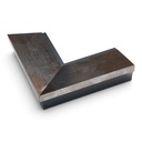 ~CLOSEOUT~ 3086 - 2-1/2" SILVER/BRONZE W/ BLACK LIP