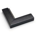 3090 - 2"  BRUSHED BLACK