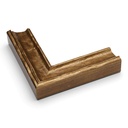 3091 - 1-3/4" SCULPTURED GOLD