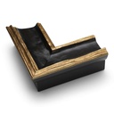 3095 - 2-3/4" GOLD W/ BLACK PANEL