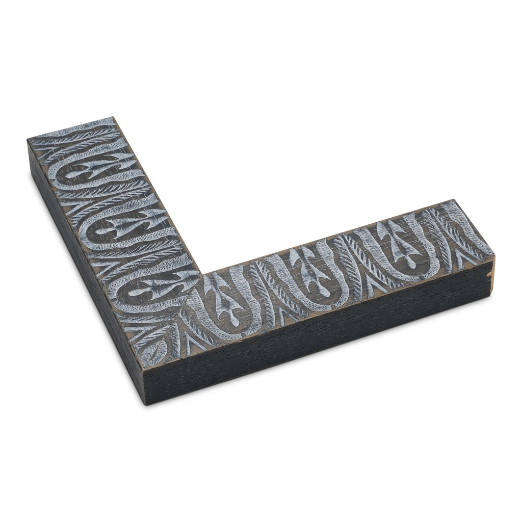 *DISCONTINUED* - 2949 - Black Whitewash w/Design***