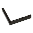 3102 - 5/8" BLACK SCULPTED