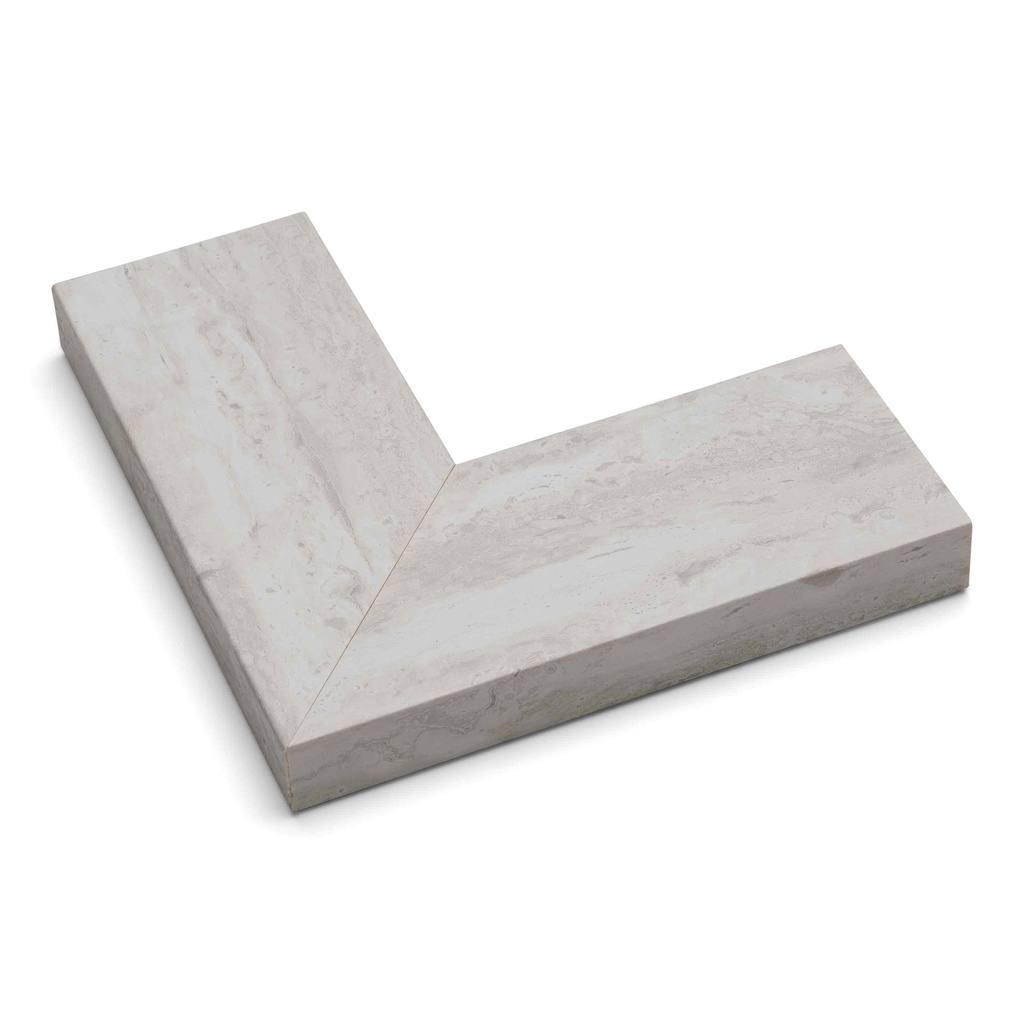 3105 - 2-3/8" WHITE MARBLE