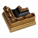 ~CLOSEOUT~ 3128 - 4-3/4" GOLD ORNATE BLACK/PANEL