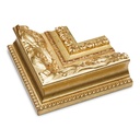 ~DISCONTINUED~ 3129 - 4" SHINY ORNATE GOLD