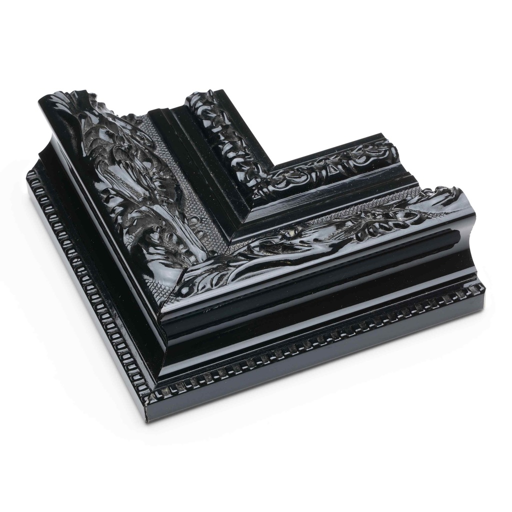 ~DISCONTINUED~ 3149 - 4" BLACK ORNATE LACQUER