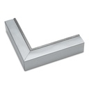 3151 - 1-1/2" HAMMERED SILVER