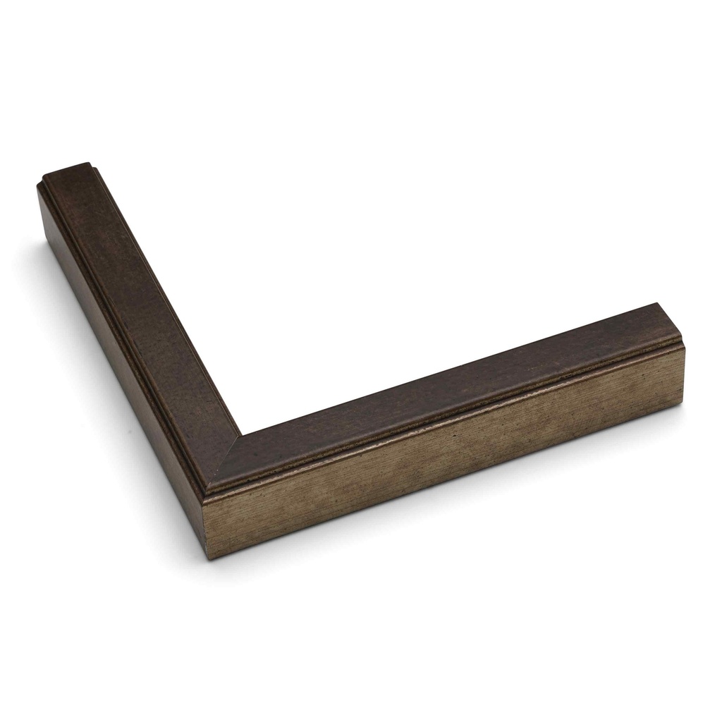 3158 - 3/4" ANT. SIL. W/ BROWN WASH