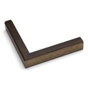 3158 - 3/4" ANT. SILVER W/ BROWN WASH