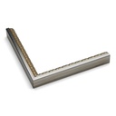 3180 - 5/8" SILVER W/ EMBOSS LIP