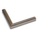 3190 - 7/8" SILVER DUTCH RIPPLE