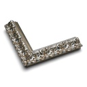 3192 - 1 1/2" SILVER ORNAMENTAL