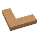 ~DISCONTINUED~ 3197 - 2" FLT CHERRY W/ SILVER BEVEL LIP