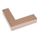 3212 - 1-1/2" BRONZE MIRROR FINISH