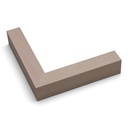 3237 - 1" WHITE W/ RIDGES