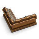 ~DISCONTINUED~ 3253 - 2" GOLD ORNATE