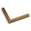 3283 - 7/8"  GOLD W/BEAD LIP
