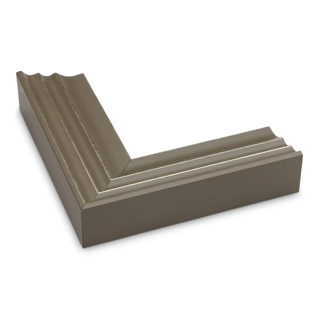 3326 - 2" Taupe with Silver Marquee