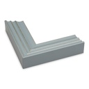 3325 - 2" Slate Blue with Silver Marquee