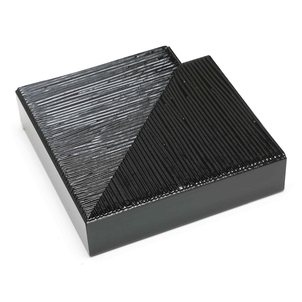 4022 - 5" BLACK GROOVED LACQUER