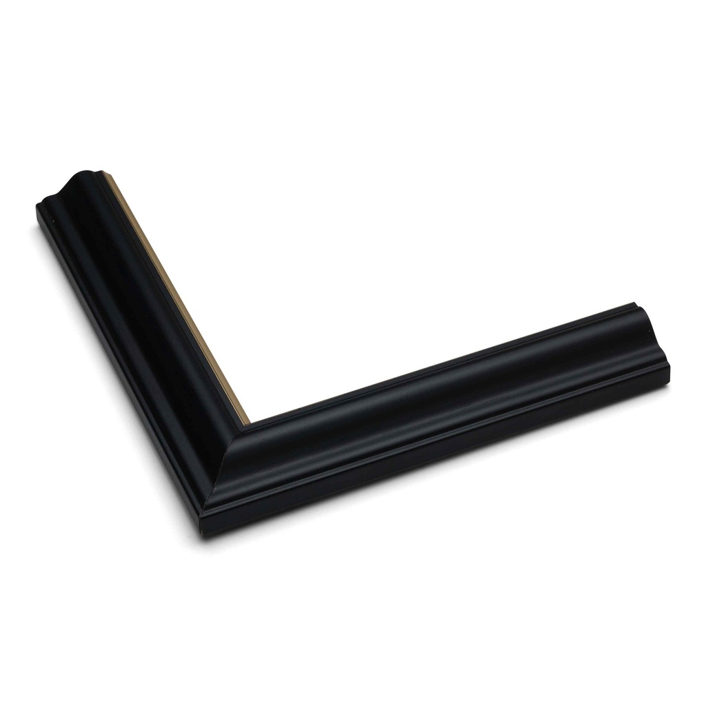 5003 - 1" BLACK W/ GOLD LIP