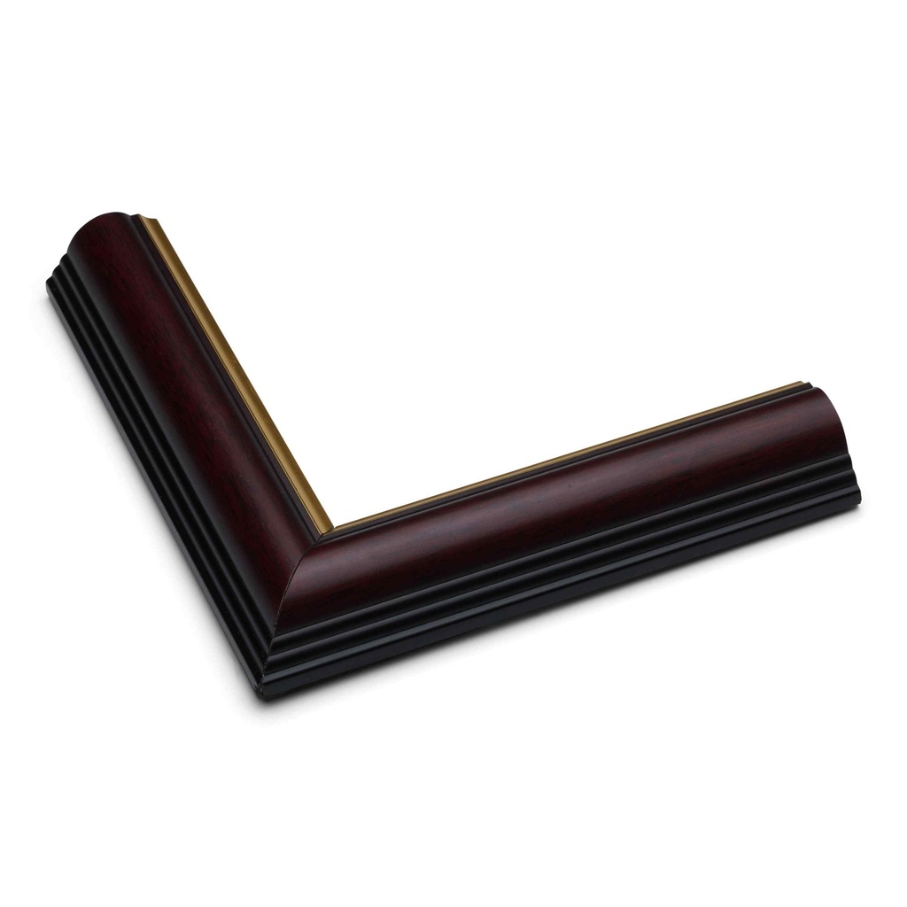 5011 - 1-1/4" MAHOGANY W/ GOLD LIP