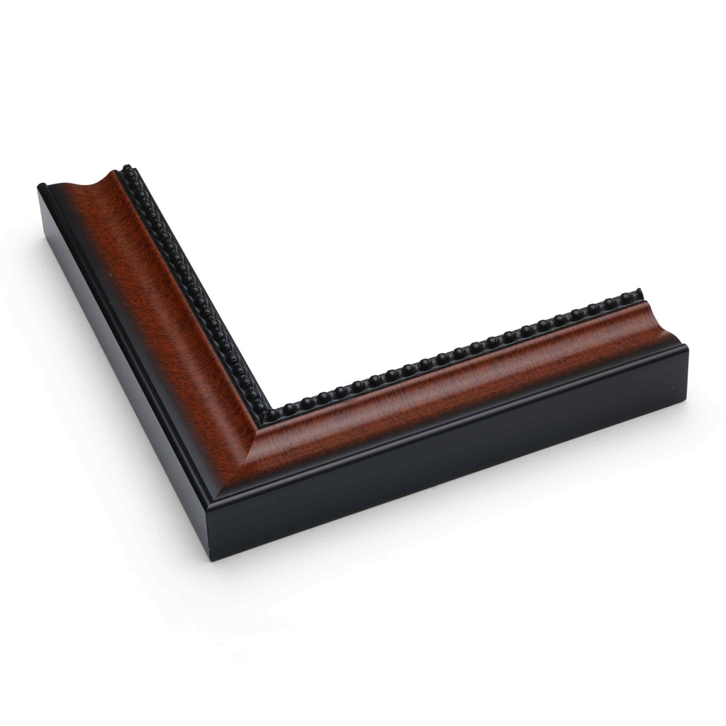 5012 - 1-1/4" LIGHT WALNUT W/ BEADS