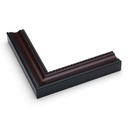 ~CLOSEOUT~ 5014 - 1-1/4" DARK WALNUT W/ BEADS