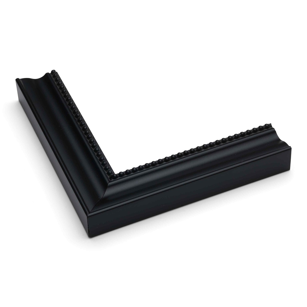 5015 - 1-1/4"  BLACK W/BEADS