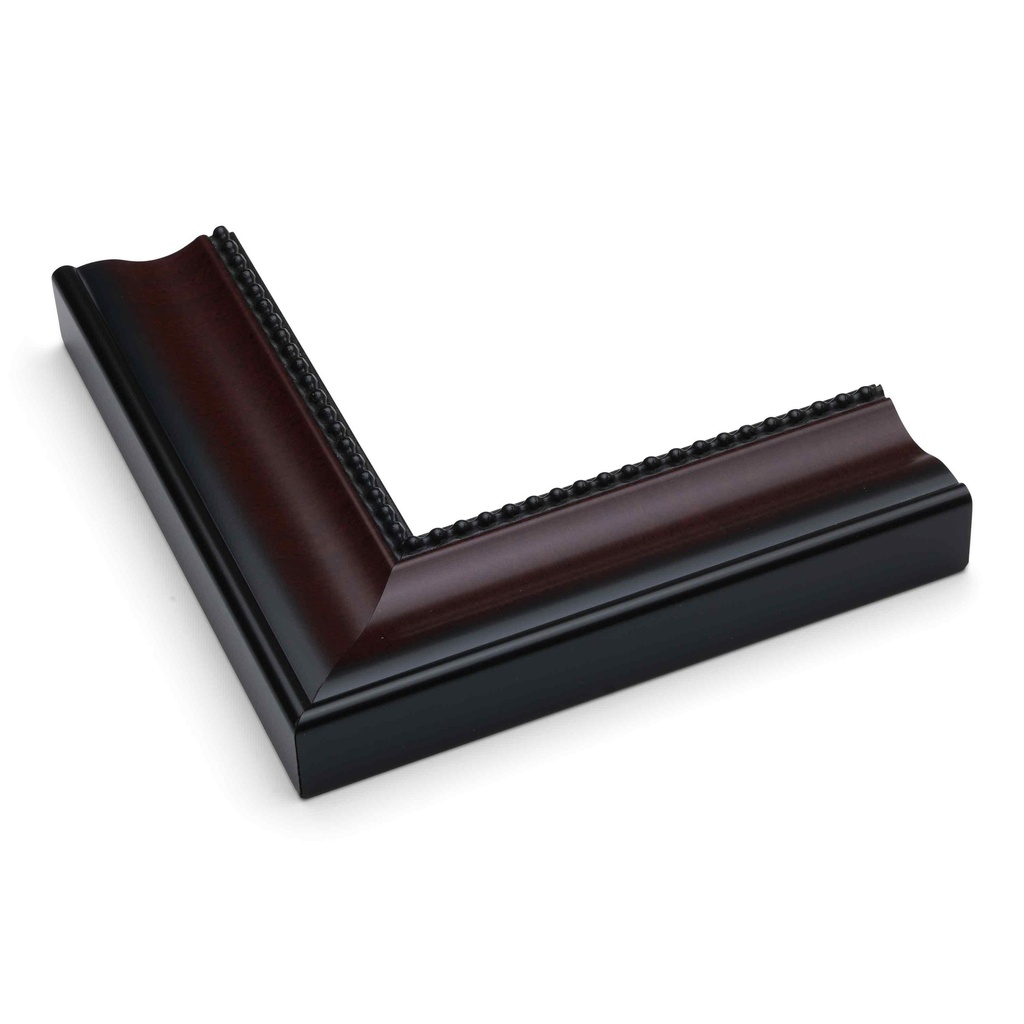 ~CLOSEOUT~ 5031 - 1-5/8" DARK WALNUT W/ BEADS