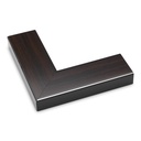 ~DISCONTINUED~ - 5044 - 1-7/8" WALNUT W/ SILVER EDGE