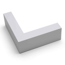 *DISCONTINUED* - 5051 - 1-1/4" WHITE SHADOWBOX***