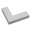 5077 - 1-3/4"  WHITE FLAT TOP