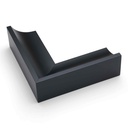 5092 - 2"  BLACK SCOOP