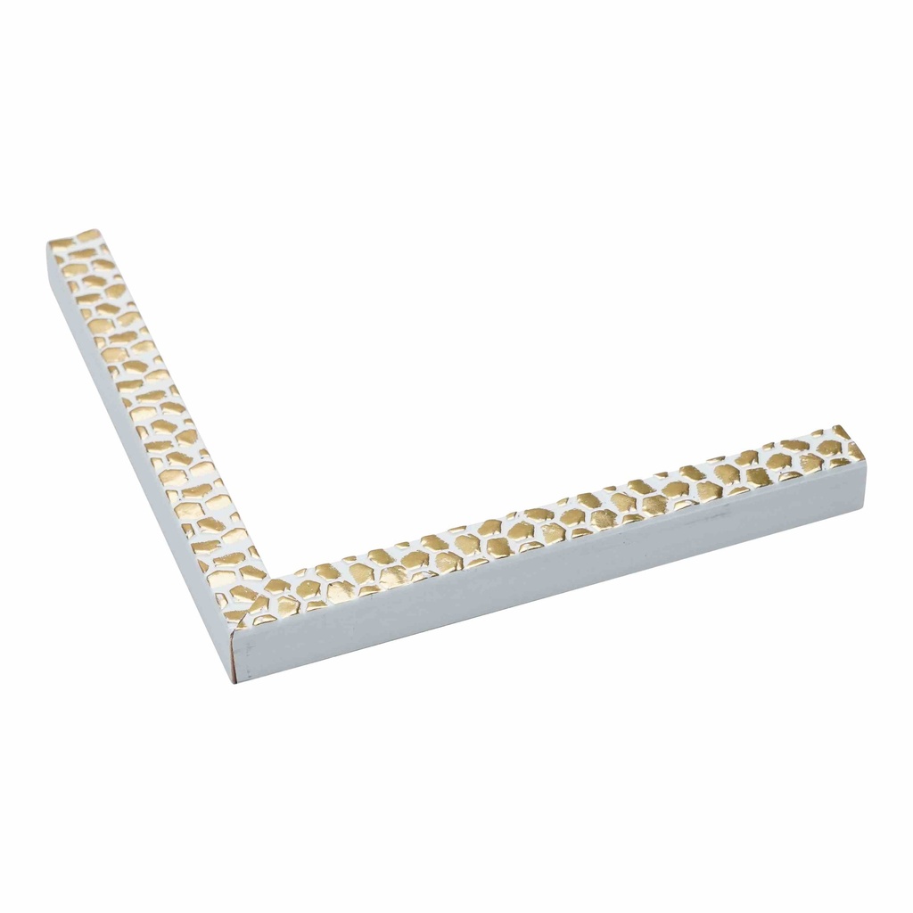 3381 - 9/16'' White and Gold  - Prowl