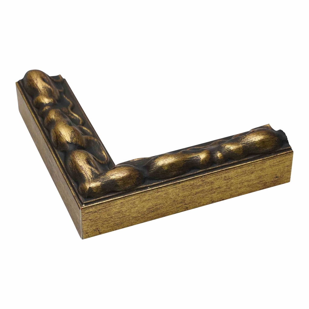 3416 - 1-9/16'' Black and Gold Ornate - Baroque