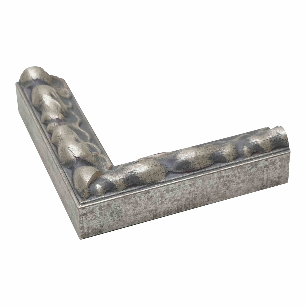 3419 - 1-9/16'' Pewter Ornate - Baroque