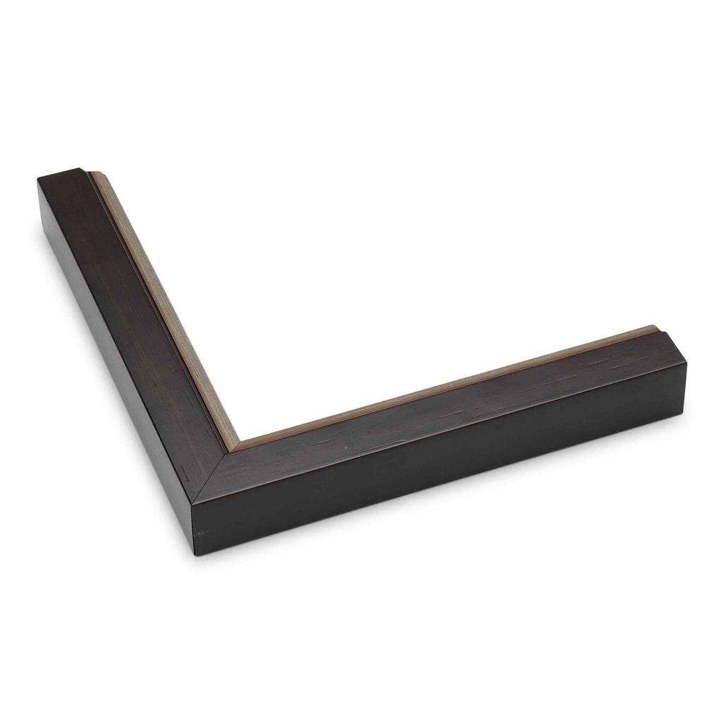 ~CLOSEOUT~ 5117 - 7/8" ESPRESSO W/ SILVER LIP