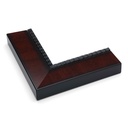 *CLOSEOUT* - 5121 - 1-3/4"  DK.WAL. W/RIPPLE LIP