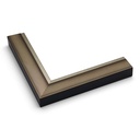 5134 - 1-1/8" SILVER W/ BLACK SCRATCHES