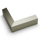 5147 - 1-1/8"  CHAMPAGNE SILVER CAP