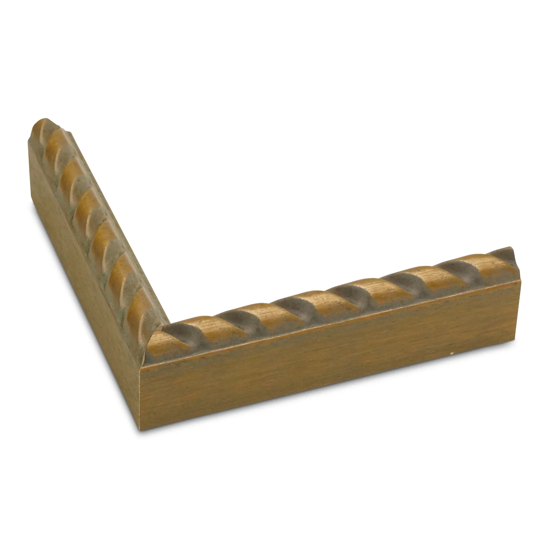 3457 - 3/4" Gray with Gold - Torino Twist