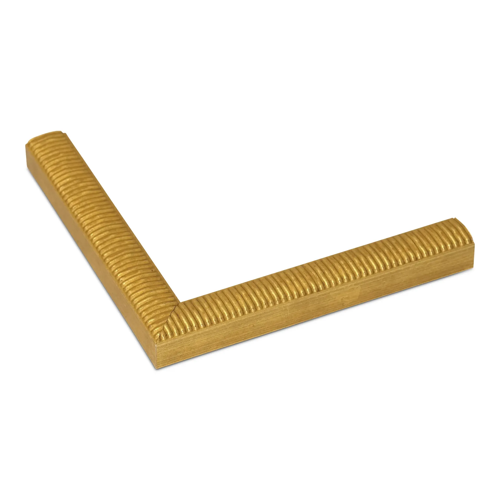3492 - 13/16" Gold Ribbed - Ritz