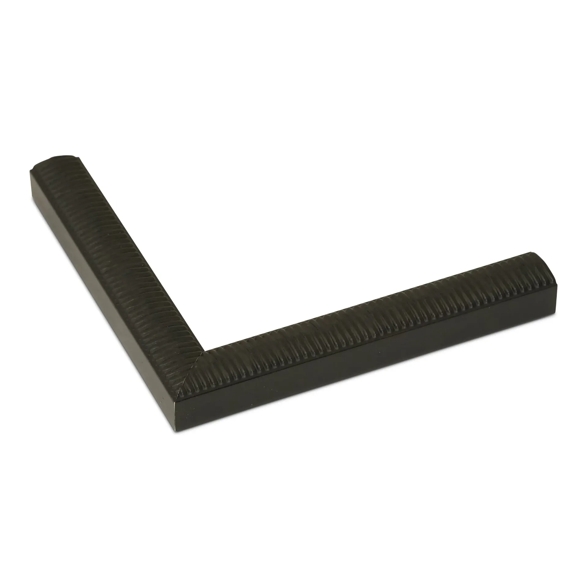 3493 - 13/16" Black Ribbed - Ritz